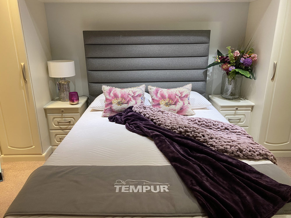 TEMPUR products on display at the Millichap's Tempur Showroom