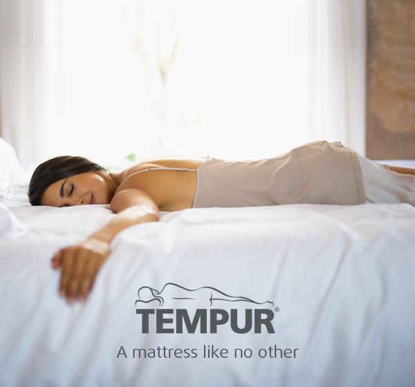 Tempur bed lifestyle mattress at Millichap's