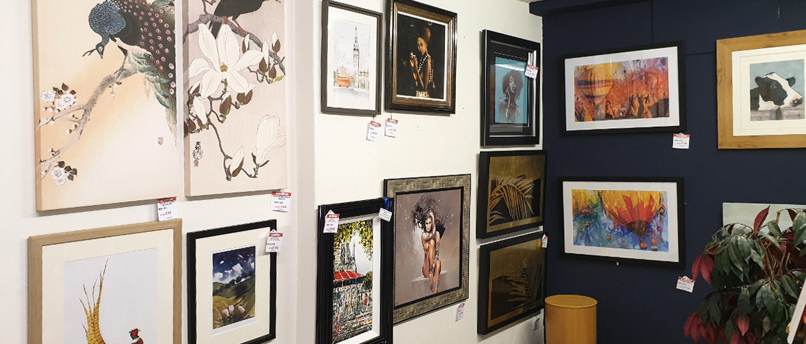The Art Gallery display at Millichap's