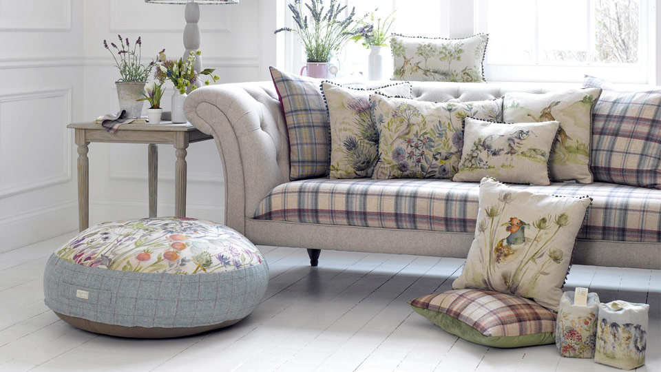 Examples of Cushions on display at Millichap's