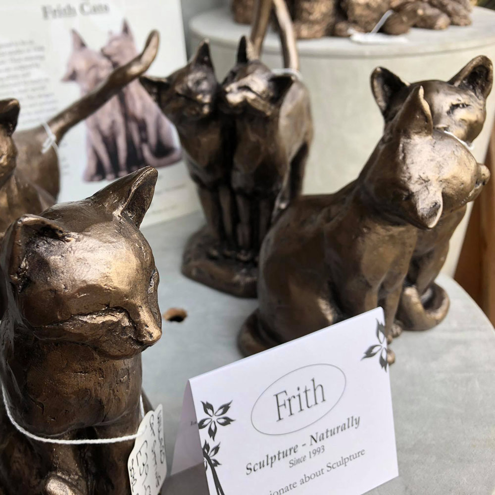 Examples of Frith Sculpture on display at Millichap's