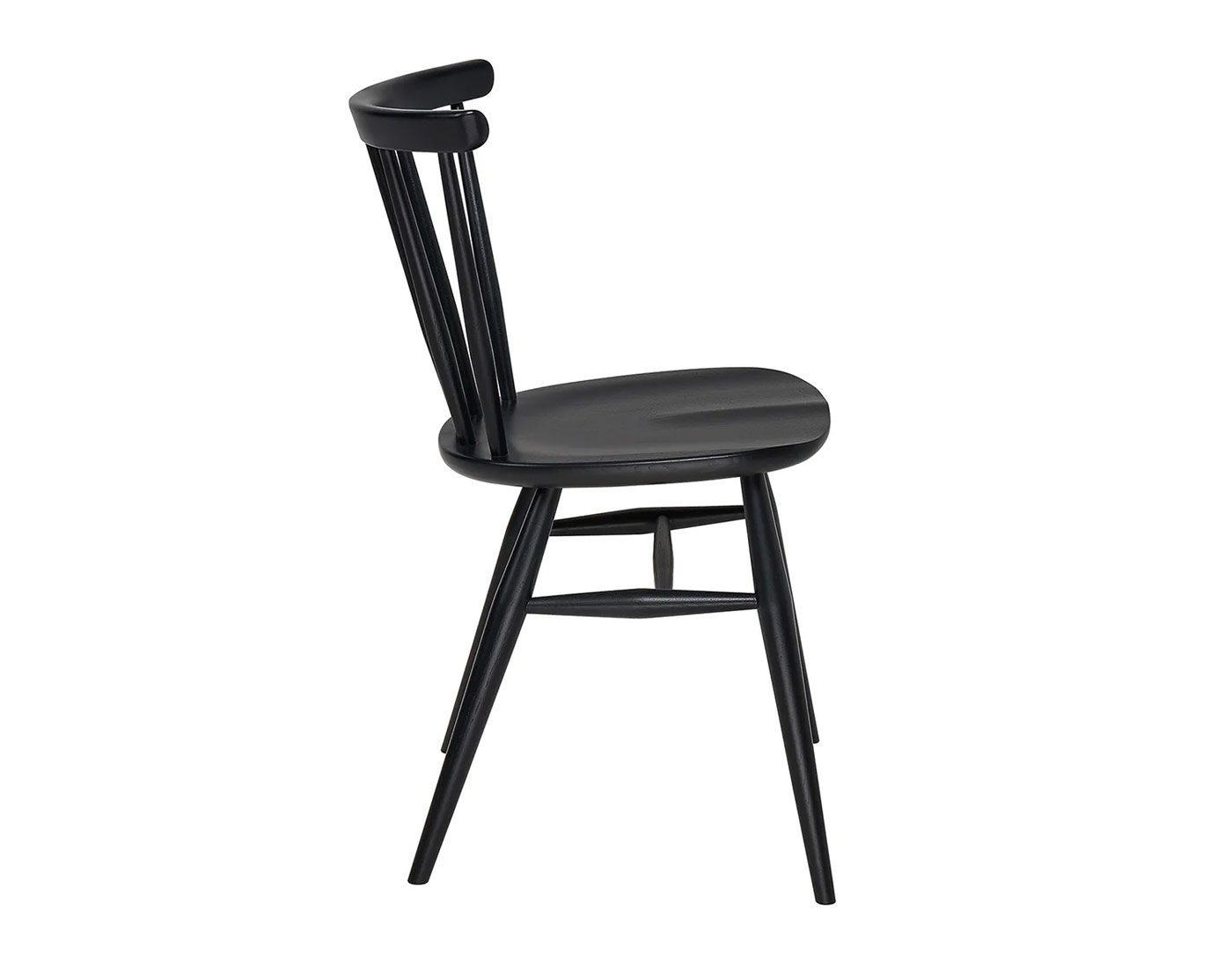 ercol | Heritage Chair with striking black lacquer