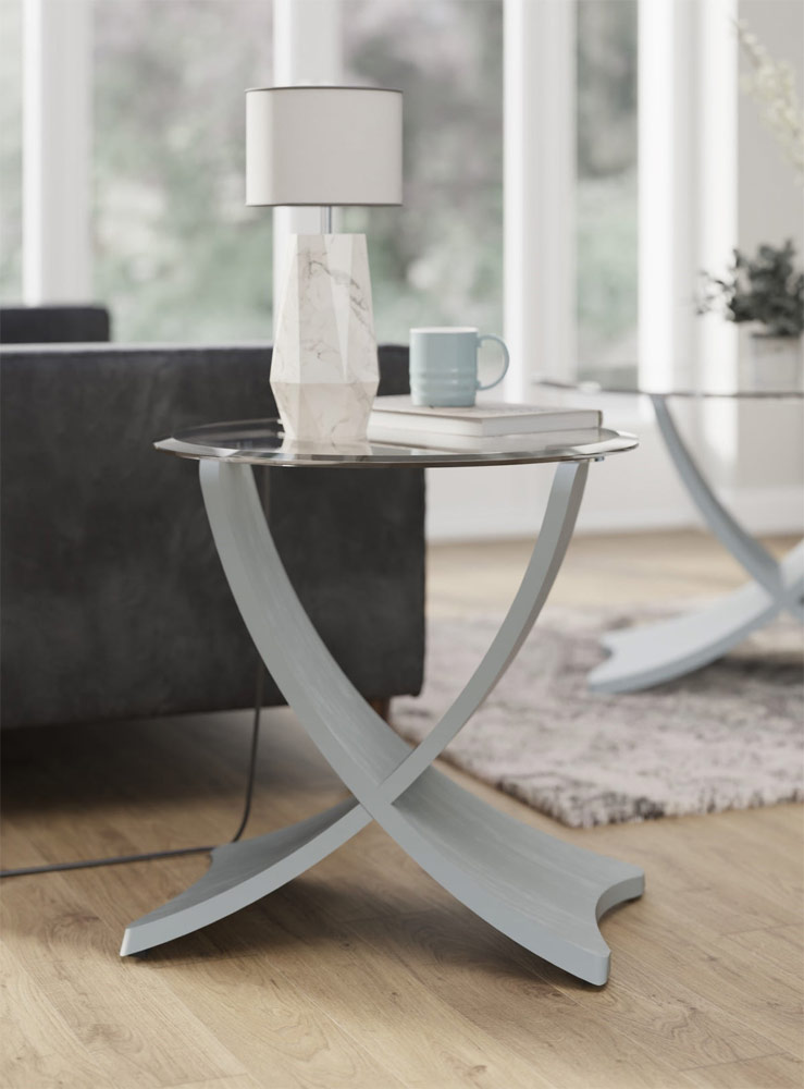 Jual Furnishings | Siena Grey Side Table