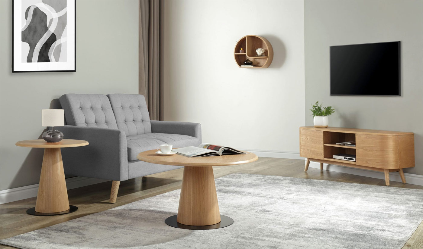 Jual Furnishings | Siena Oak Coffee Table and Side Table